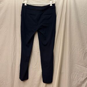 Ann Taylor Navy Slim Tailored Dress Pants w/Black Detailing 8